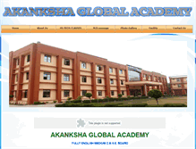 Tablet Screenshot of akankshaglobalacademy.com